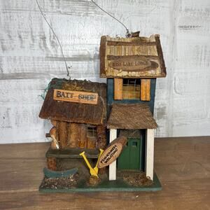Bait Shop Fishing Theme Bird House